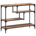 Konzolna stolica Staro drvo 100 x 30 x 75 cm Konstruirano drvo - Slika 2
