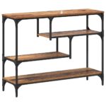 Konzolna stolica Staro drvo 100 x 30 x 75 cm Konstruirano drvo - Slika 7