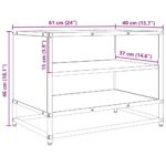 TV Jedinice Staro drvo 61 x 40 x 46 cm Konstruirano drvo - Slika 11