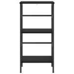 Polica Crni hrast 40 x 29,5 x 81 cm Konstruirano drvo - Slika 5