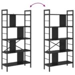 Polica Crni hrast 75 x 30 x 156 cm Konstruirano drvo - Slika 10