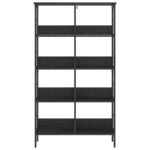 Polica Crni hrast 82 x 32 x 144,5 cm Konstruirano drvo - Slika 5