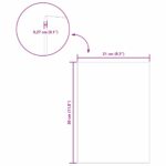 Dekor Paneli 12 pcs Bijelo 21 x 30 x 0,27 cm Konstruirano drvo - Slika 13