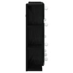 Ogledalo ormar Crni hrast 70 x 16,5 x 60 cm Konstruirano drvo - Slika 6