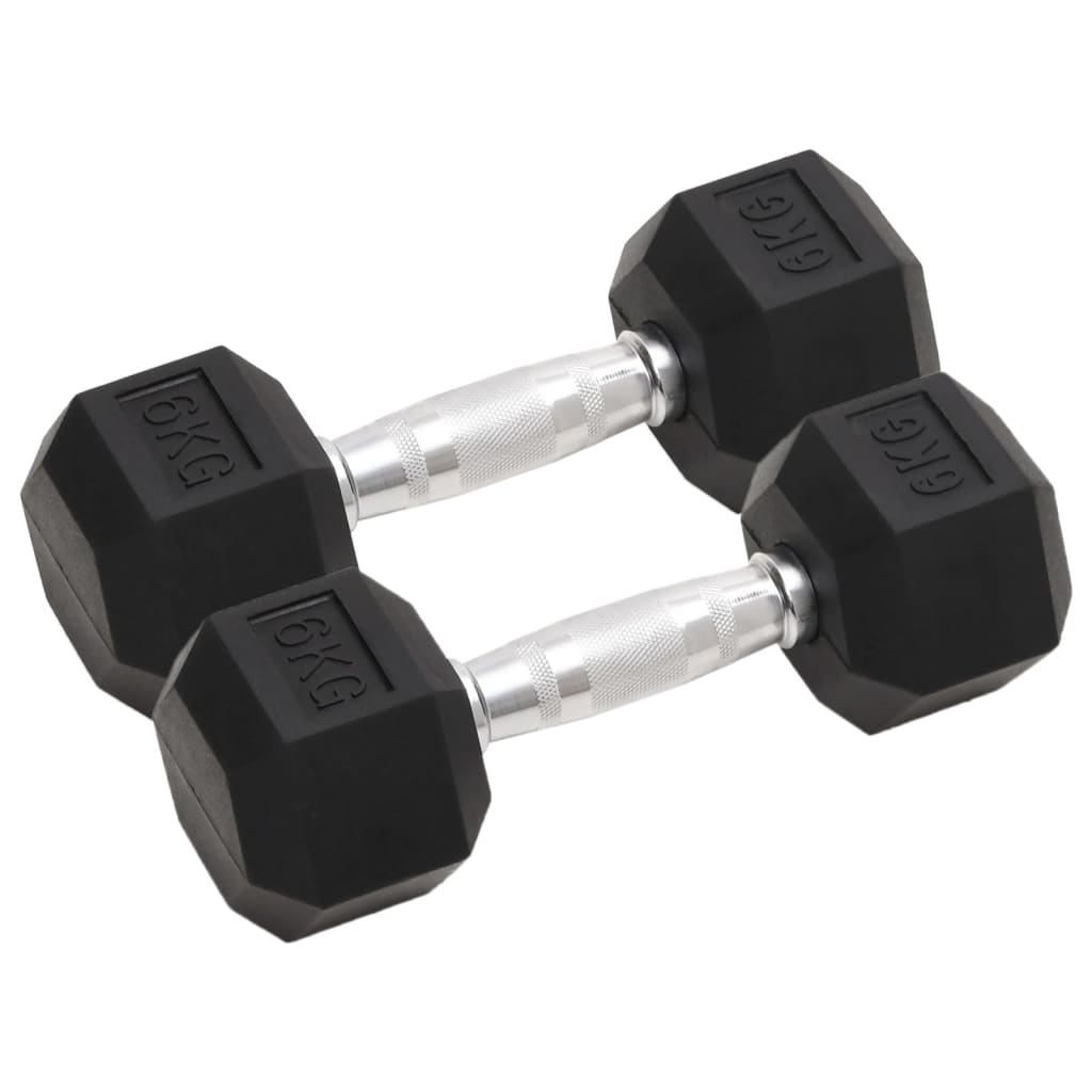 93602_1.jpg Jednoručni utezi 2 kom 10 kg ukupno lijevano željezo - Slika 1