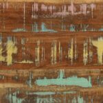 Zrcalo za kupaonicu Pravokutni Smeđa Čvrsto drvo iz reciklaže - Slika 11