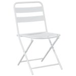 Bistro set za vrt 3 pcs Antracit Čelik - Slika 5