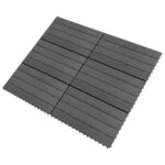 Pločice za decking 6 pcs Smeđa 60 x 30 cm Drvoplastična smjesa - Slika 3