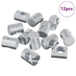 Bačvaste matice 2 pcs Srebrno M6 x 13 mm Metal - Slika 3